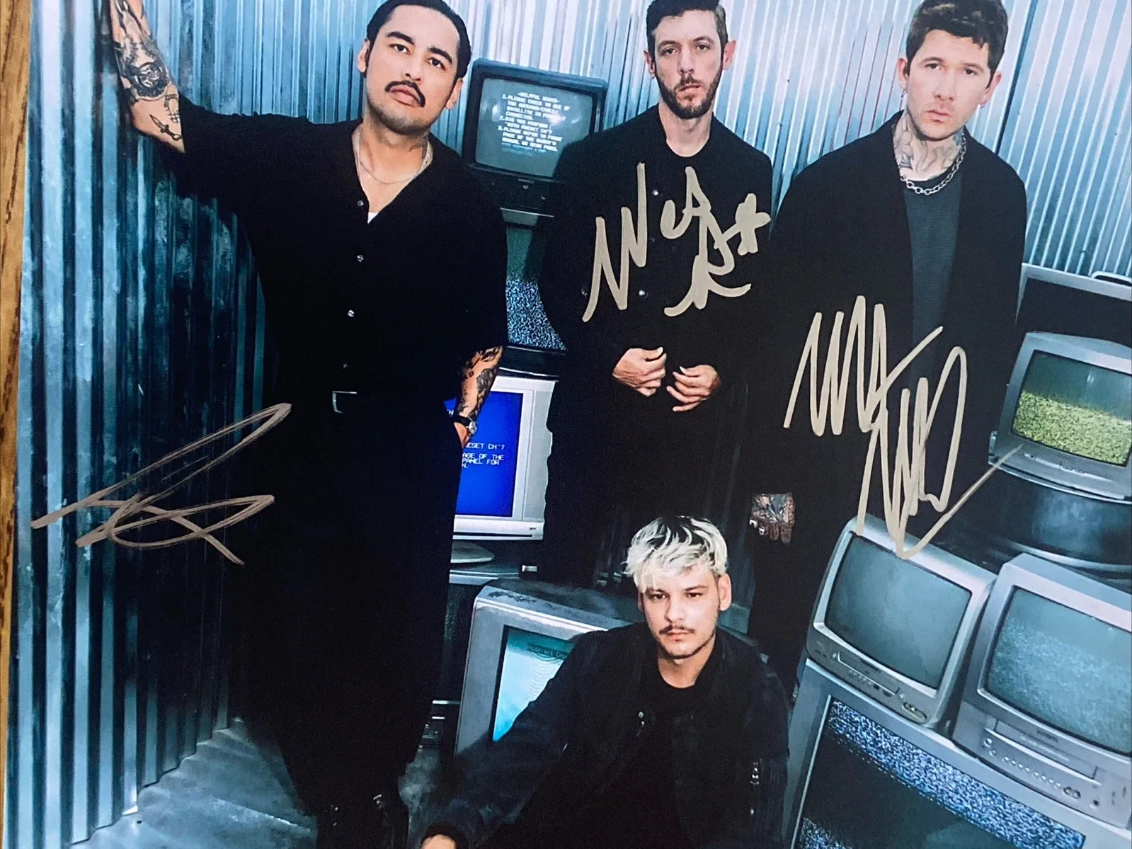 Rain City Drive Band Autographed 8x10 Photo Matt McAndrew +2, изображение 2