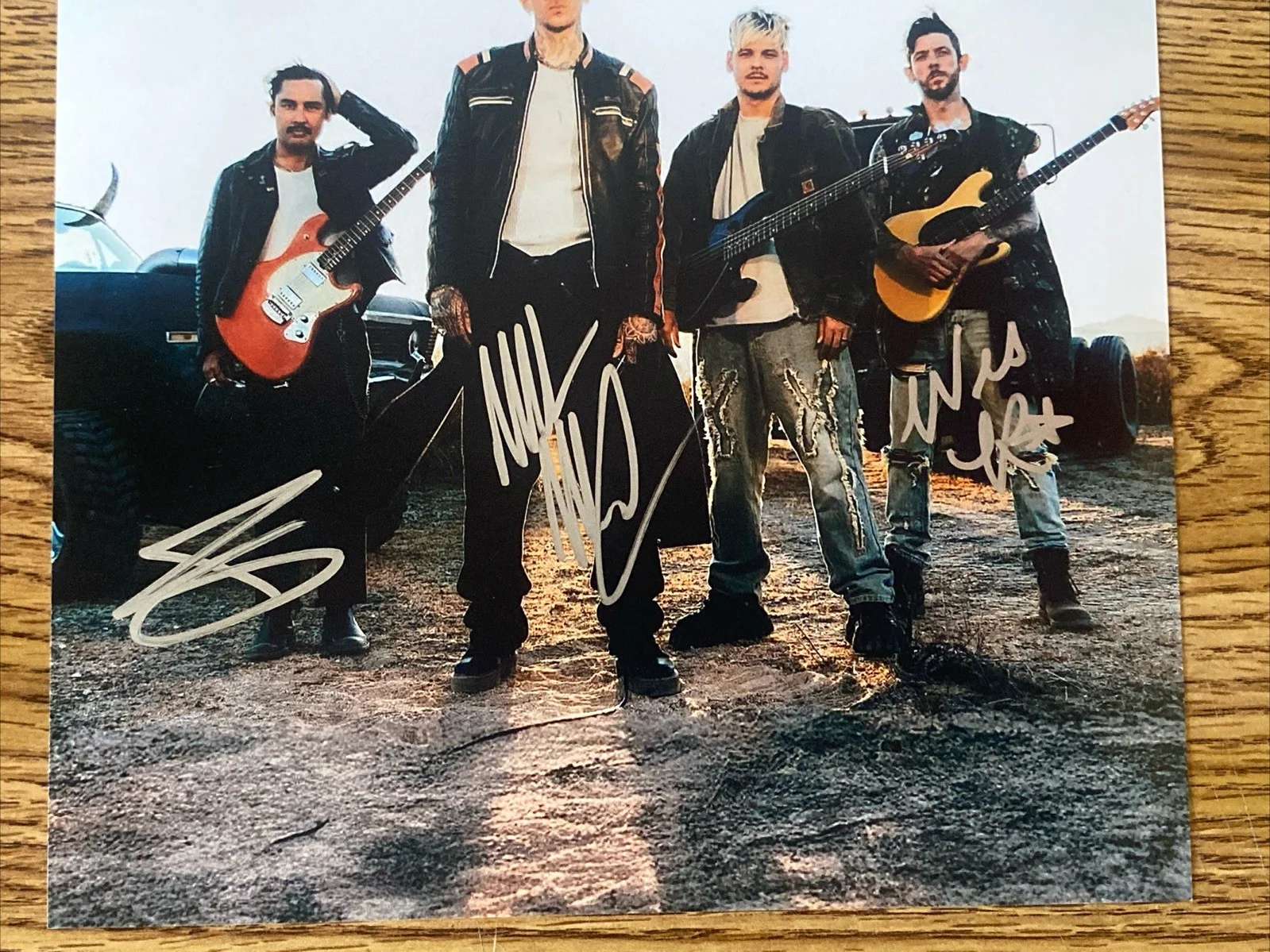 Rain City Drive Band Autographed 8x10 Photo Matt McAndrew +2, изображение 2