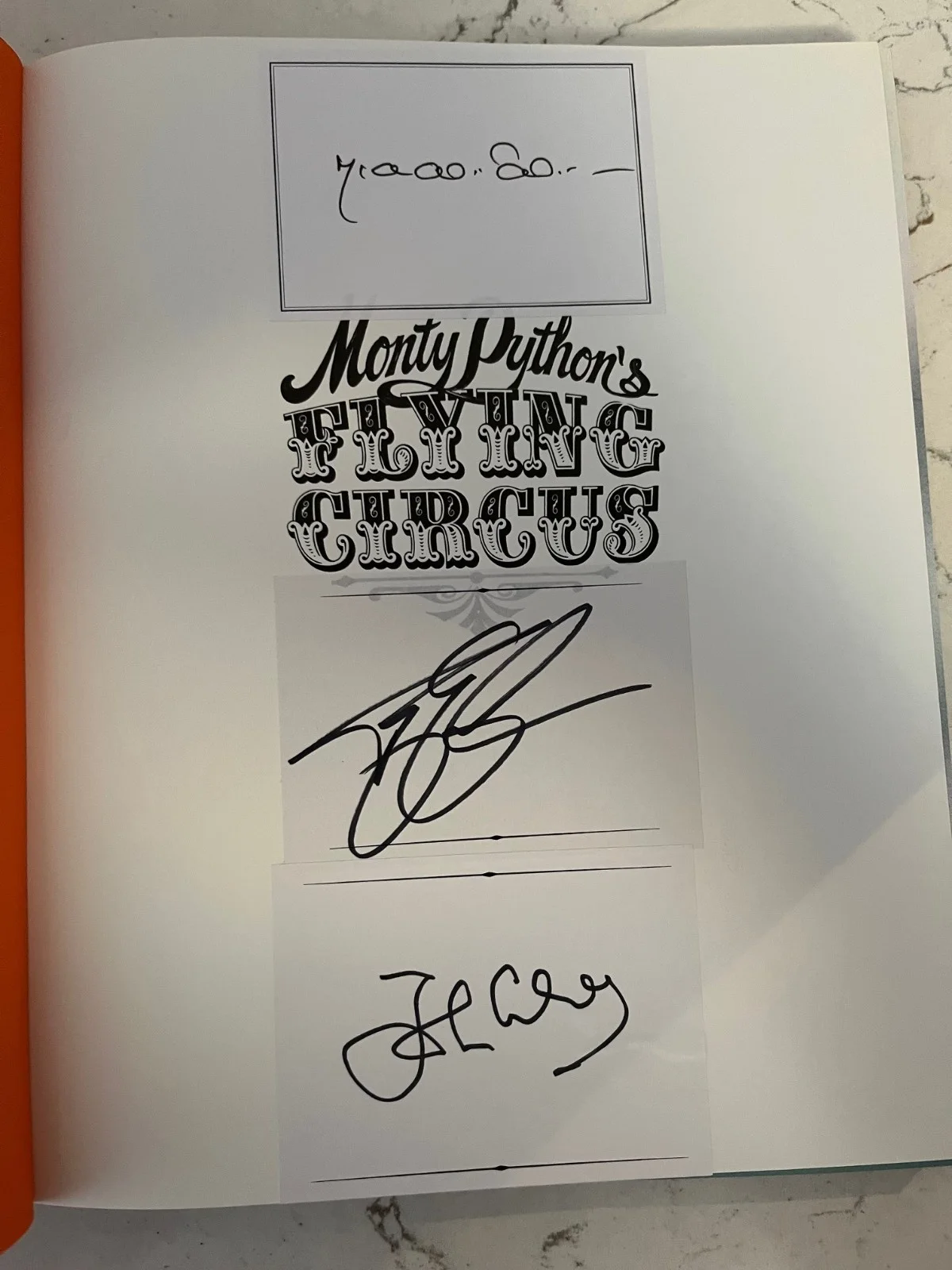 John Cleese, Terry Gilliam, Michael Palin — Monty Python's Flying Circus Signed Book Cleese, Gilliam, & Palin Free Shipping!, image 3