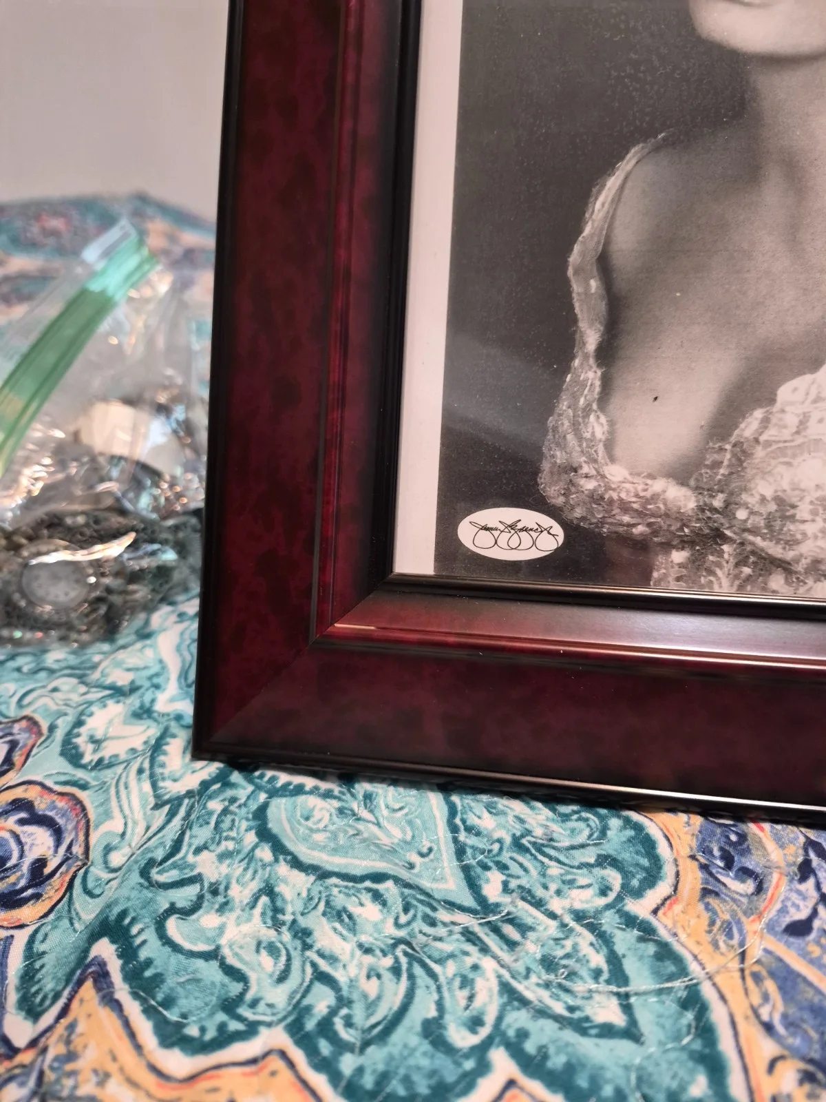 Sophia Loren signed picture in frame, изображение 3