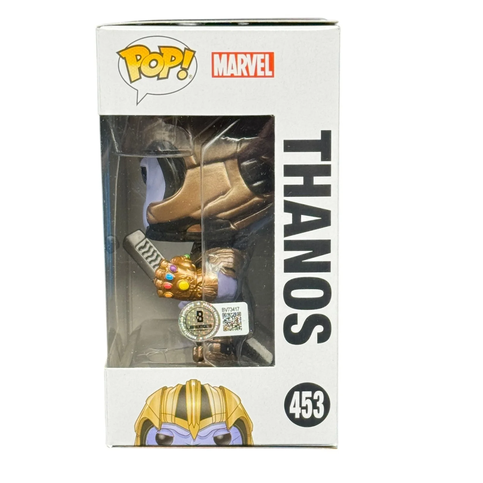 Josh Brolin — Josh Brolin Signed Thanos Funko Pop! #453 Avengers Autograph Beckett Authentic, изображение 2