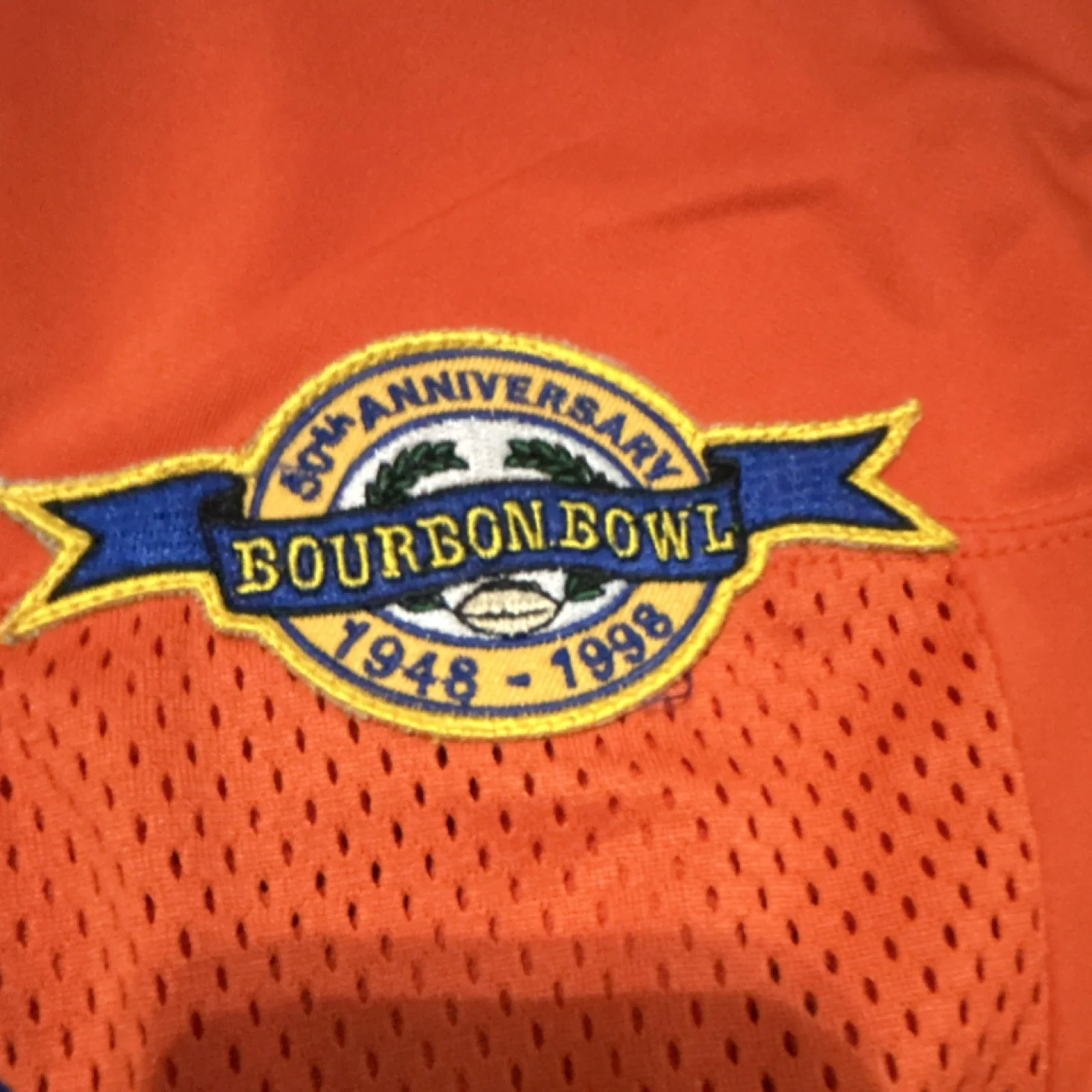 Bobby Boucher The Waterboy Bourbon Bowl Orange Jersey Size M Original, изображение 4