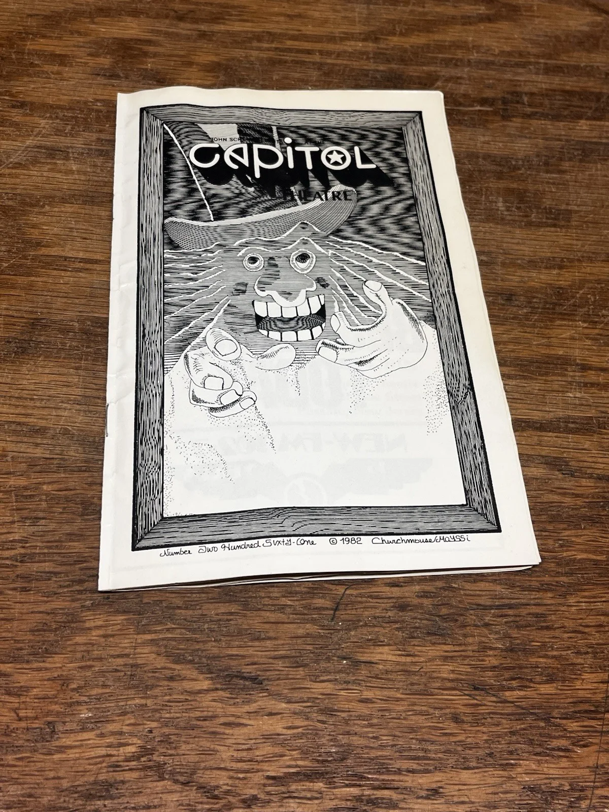 Warren Zevon Autograph Signed Capitol Theatre Original 1982 Program, image 2