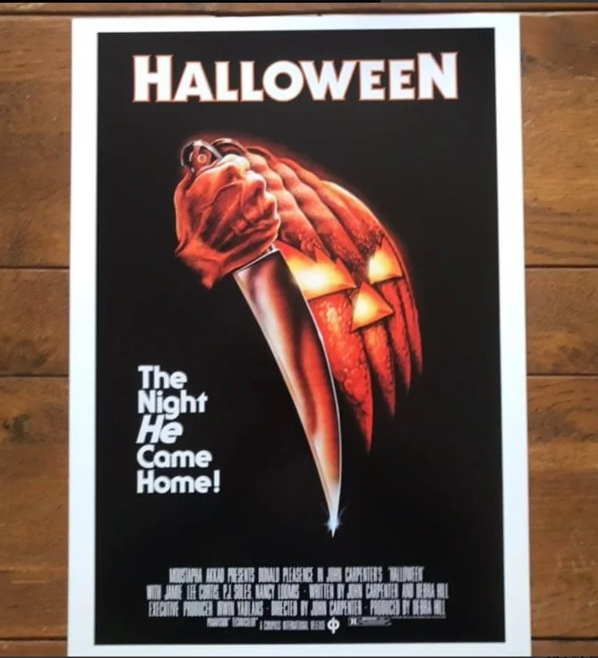 NICK CASTLE SIGNED 'HALLOWEEN' 27x40 F/S FULL-SIZE MOVIE POSTER BECKETT COA JPN, изображение 2