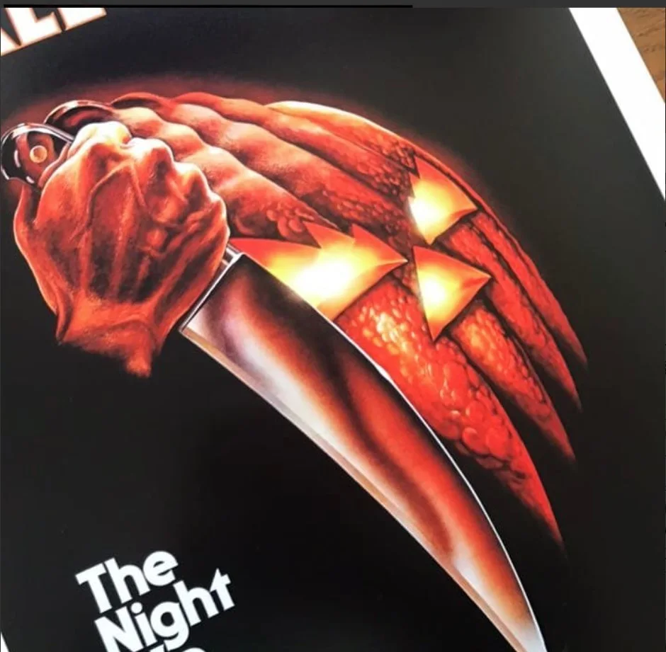 NICK CASTLE SIGNED 'HALLOWEEN' 27x40 F/S FULL-SIZE MOVIE POSTER BECKETT COA JPN, изображение 5