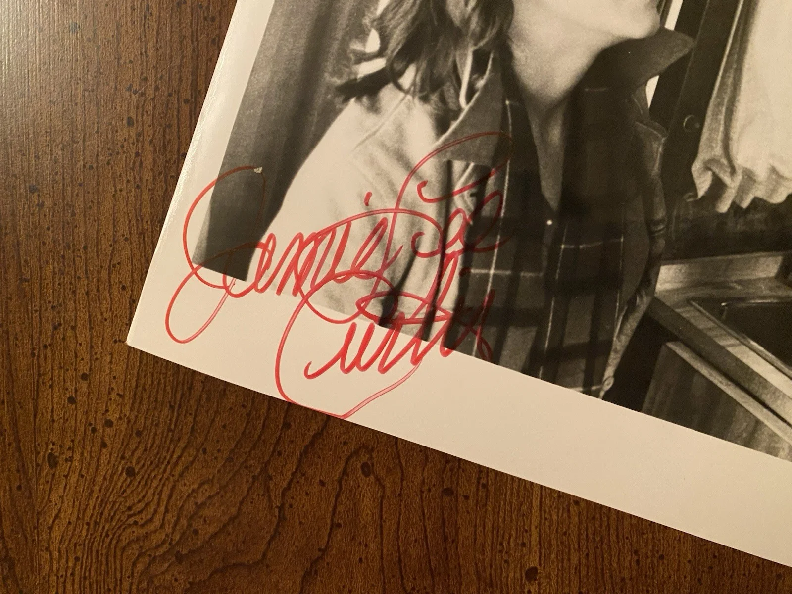 Jamie Lee Curtis, Janet Leigh — Jamie Lee Curtis Janet Leigh Signed Autographed Candid Photo With COA The Fog, изображение 2