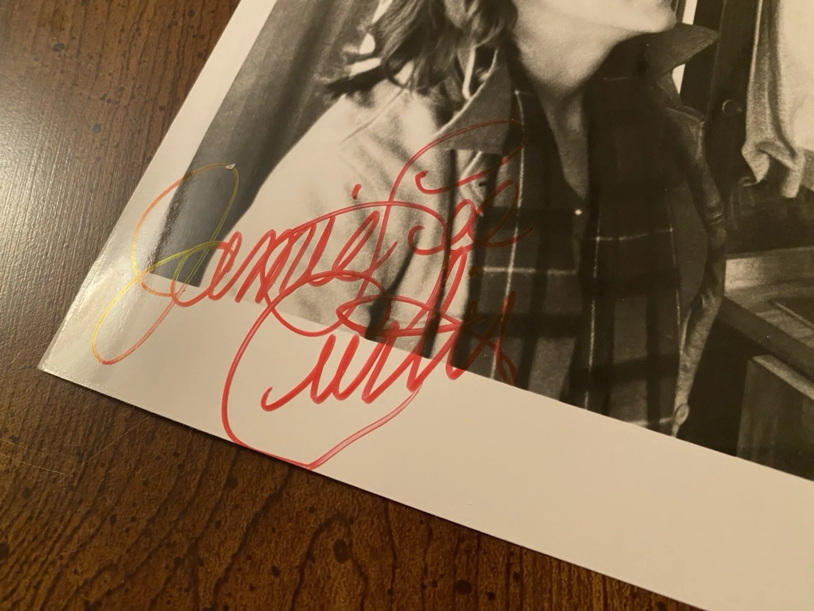Jamie Lee Curtis, Janet Leigh — Jamie Lee Curtis Janet Leigh Signed Autographed Candid Photo With COA The Fog, изображение 3