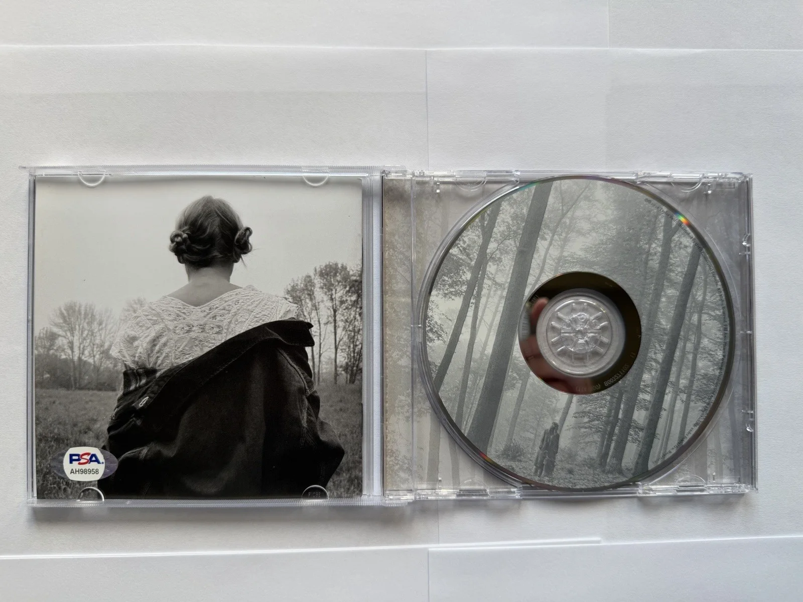 Taylor Swift Signed Folklore CD Cover AUTO PSA/DNA COA, image 5