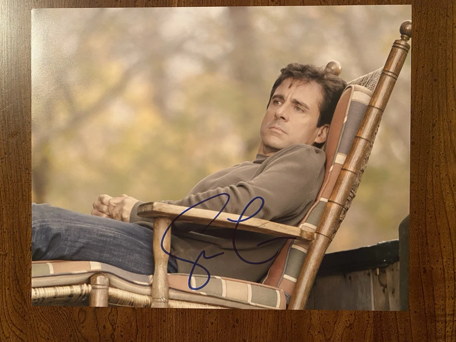 Steve Carrell — Steve Carrell Signed Autographed Photo With COA The Office Dan In Real Life