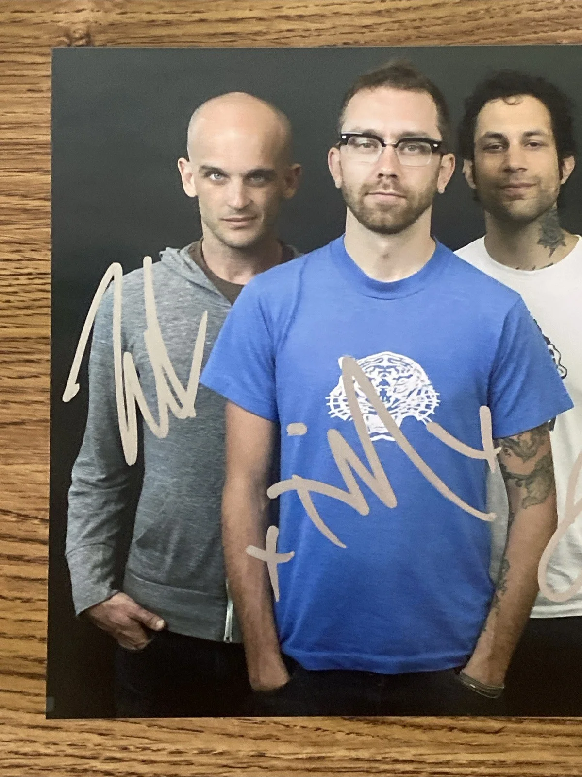 Rise Against Band Autographed 8x10 Photo Tim Mcilrath +3, изображение 2