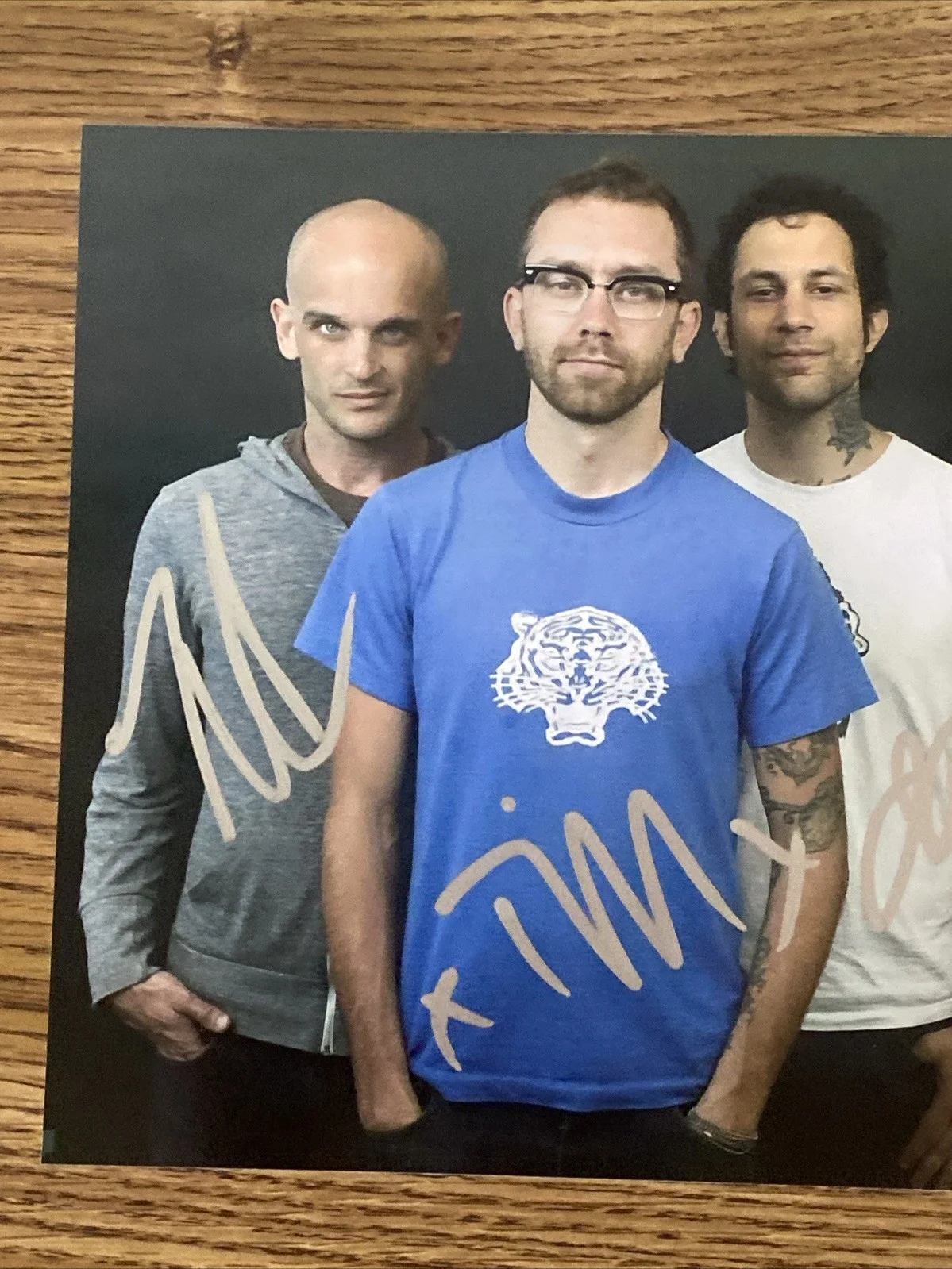 Rise Against Band Autographed 8x10 Photo Tim Mcilrath +3, изображение 2