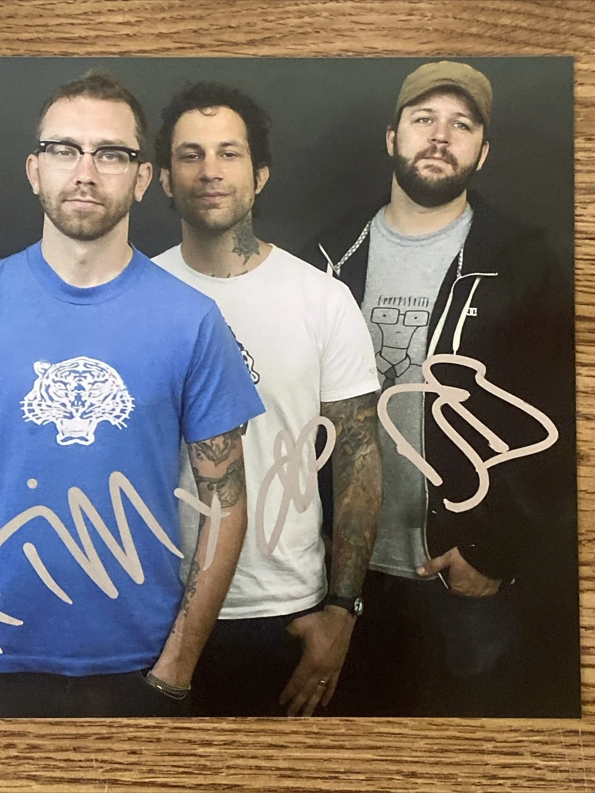 Rise Against Band Autographed 8x10 Photo Tim Mcilrath +3, изображение 3