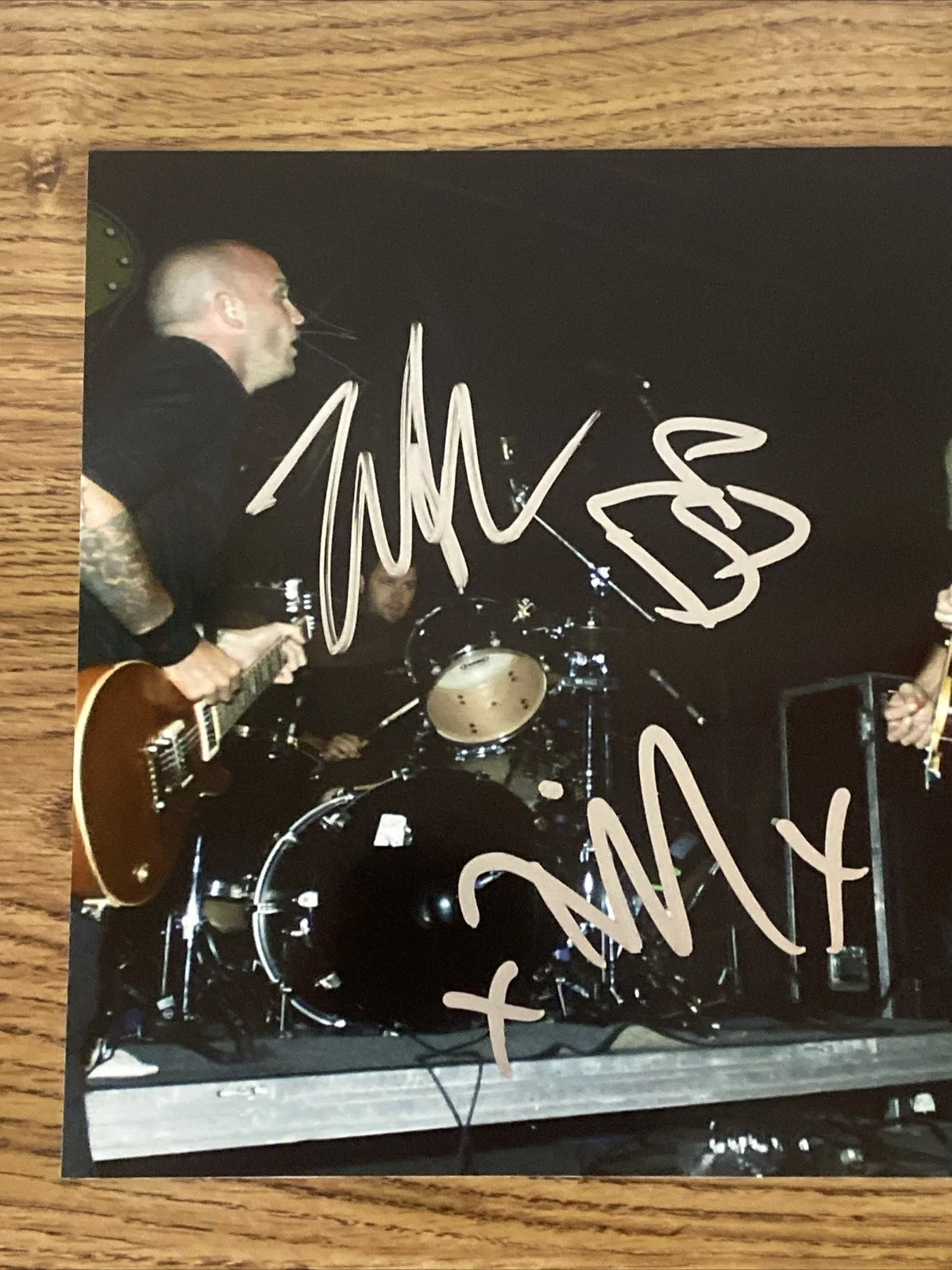 Rise Against Band Autographed 8x10 Photo Tim Mcilrath +3, изображение 2