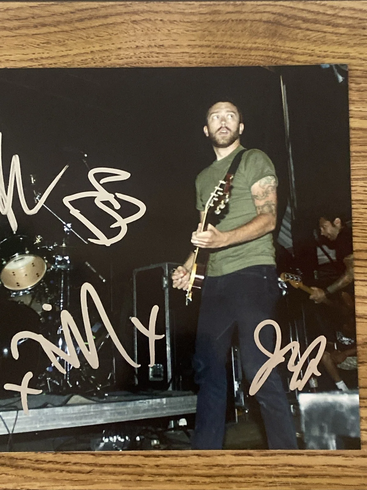 Rise Against Band Autographed 8x10 Photo Tim Mcilrath +3, изображение 3