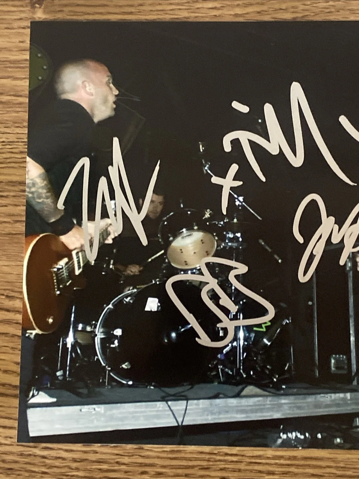 Rise Against Band Autographed 8x10 Photo Tim Mcilrath +3, изображение 2