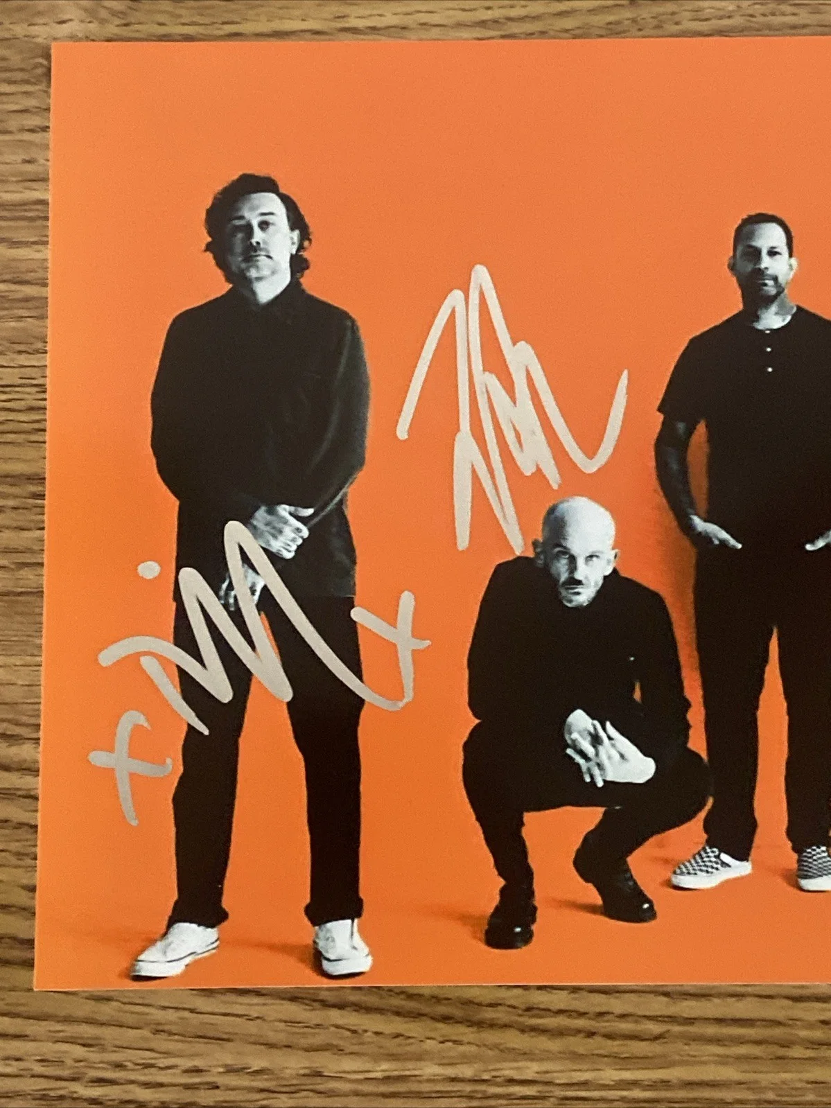 Rise Against Band Autographed 8x10 Photo Tim Mcilrath +3, изображение 2