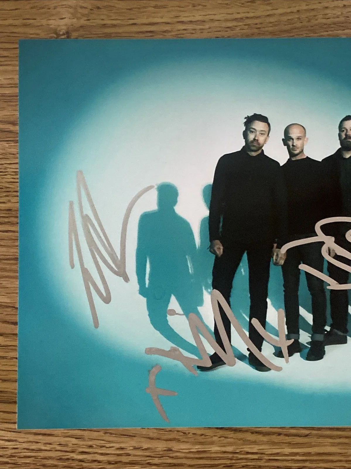 Rise Against Band Autographed 8x10 Photo Tim Mcilrath +3, image 2