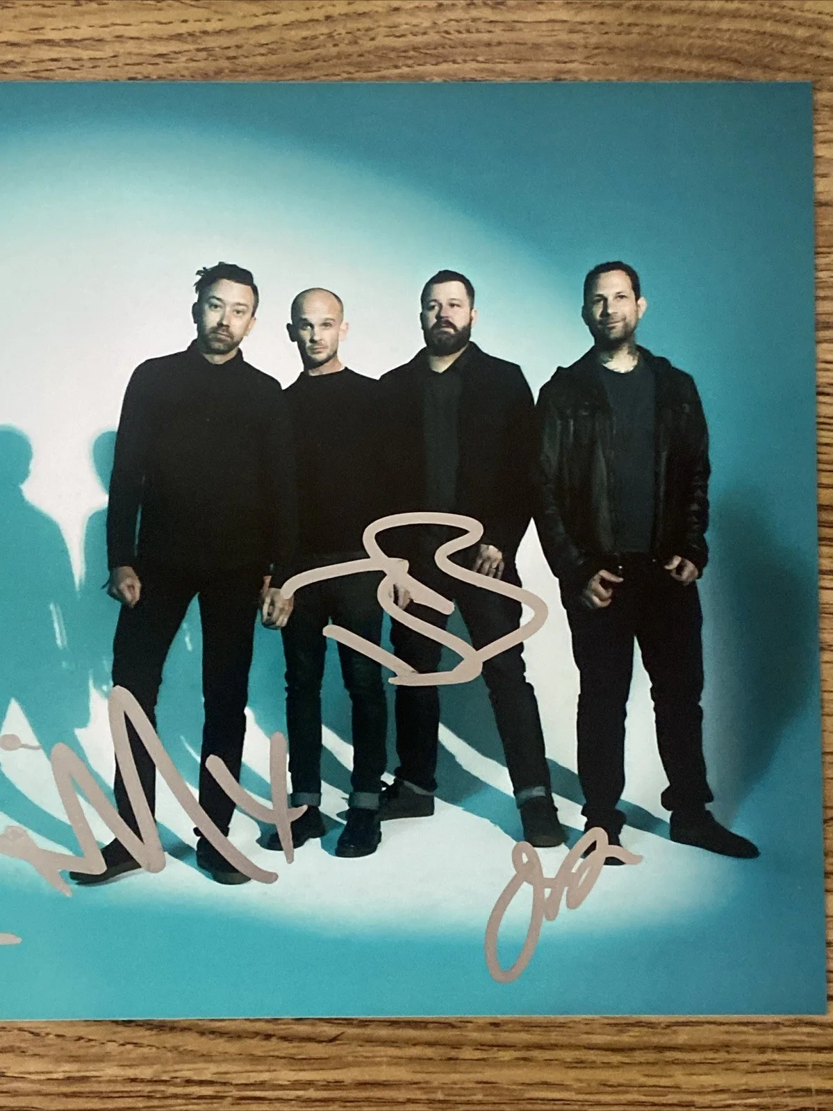 Rise Against Band Autographed 8x10 Photo Tim Mcilrath +3, image 3