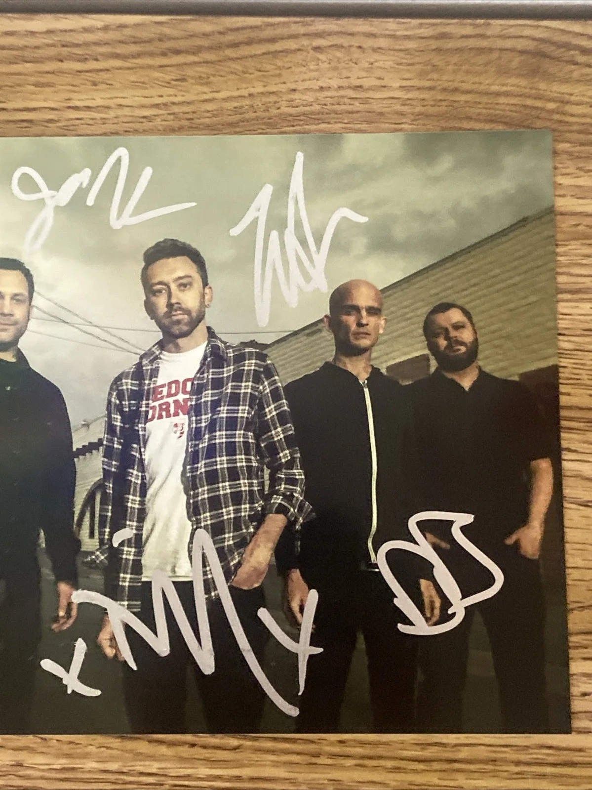 Rise Against Band Autographed 8x10 Photo Tim Mcilrath +3, изображение 3