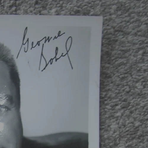 DAVID BRUCE — GEORGE GOBEL VINTAGE AUTOGRAPH PHOTO, image 2