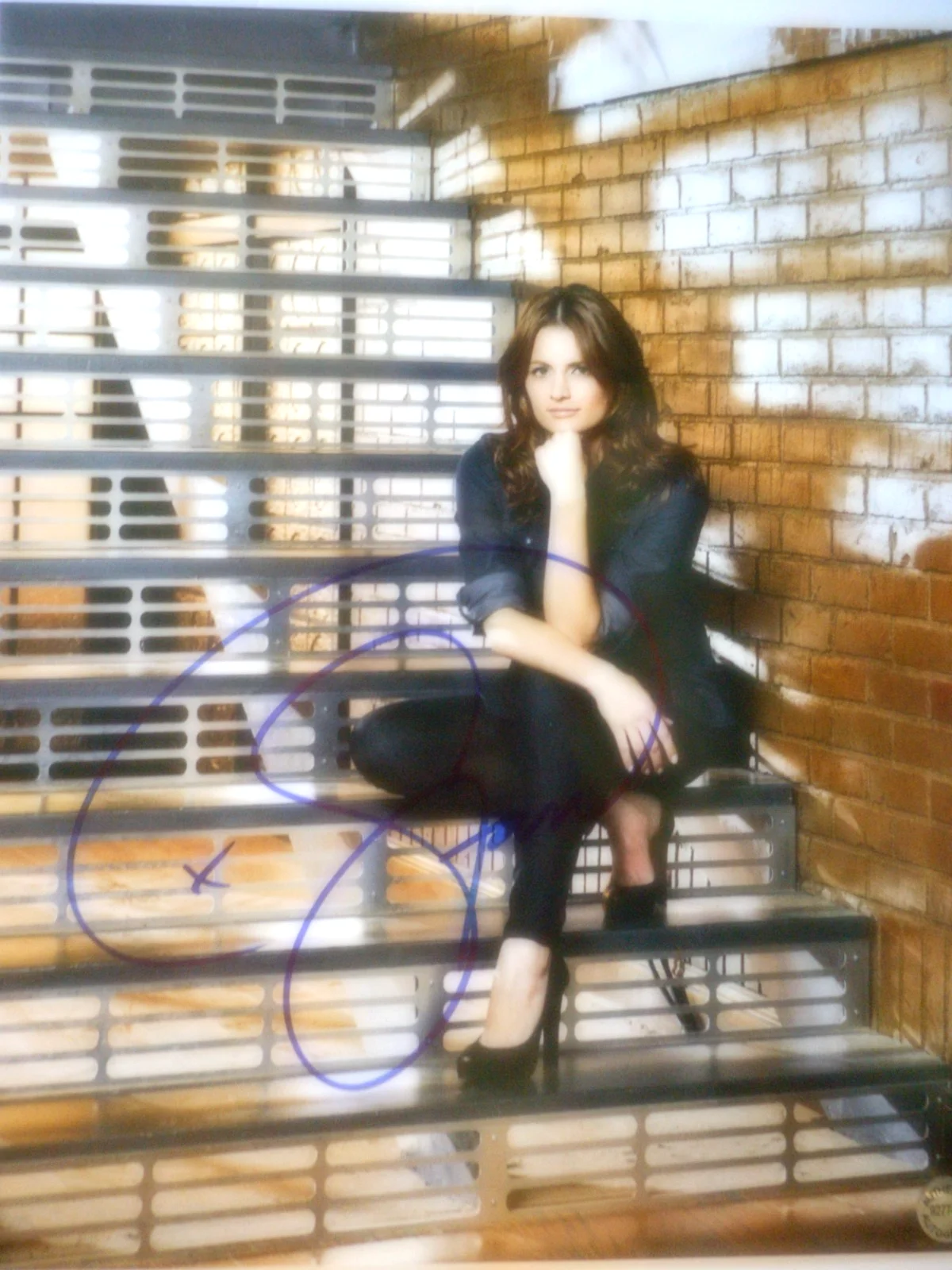 Stana Katic — Stana Katic signed CASTLE (Kate) Detective 8x10 Photo Coa & #d Holograms, image 2