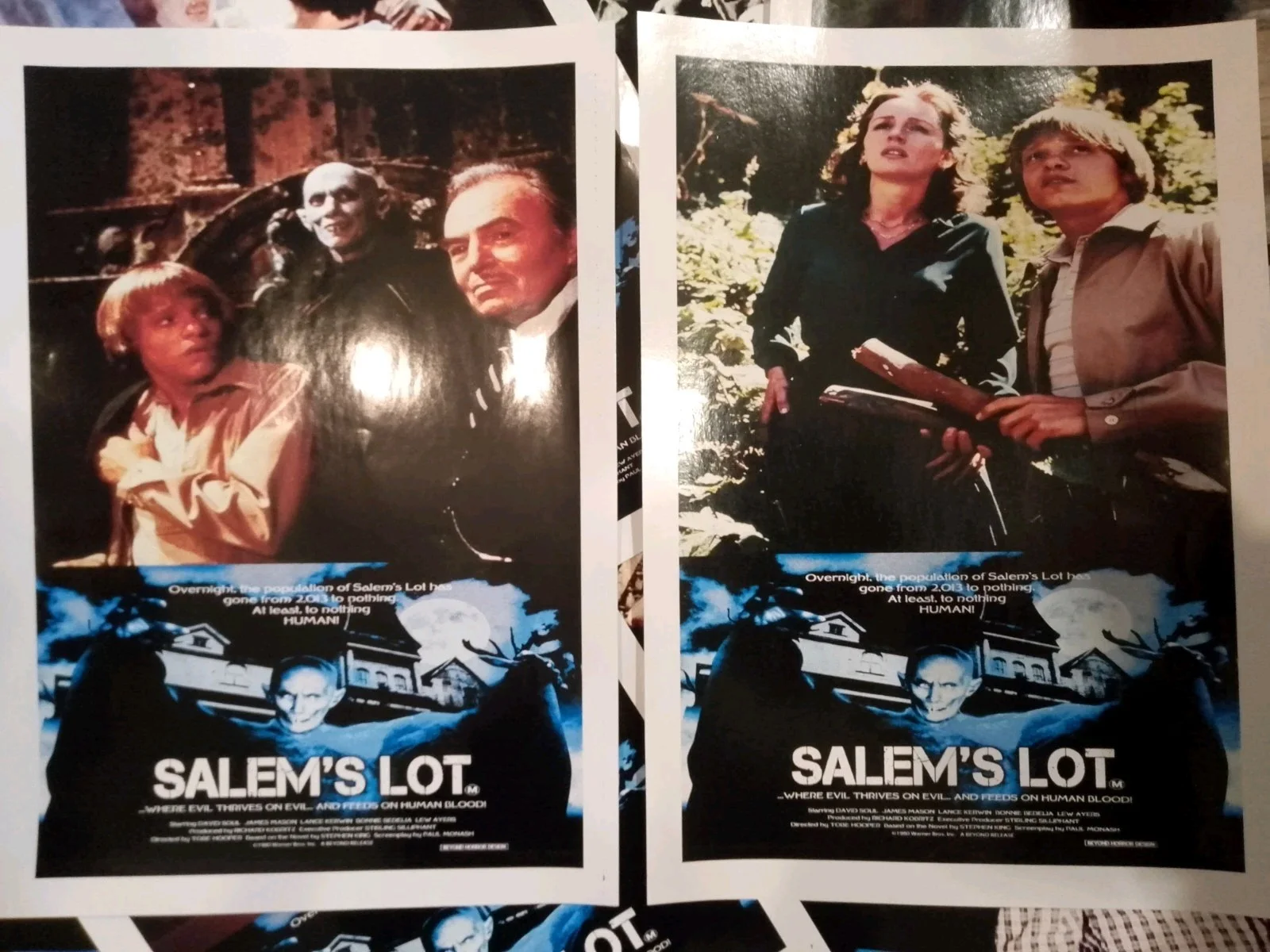Salem's Lot 1980. 10 Unofficial promotion glossy prints A4 size.+ . new, изображение 2