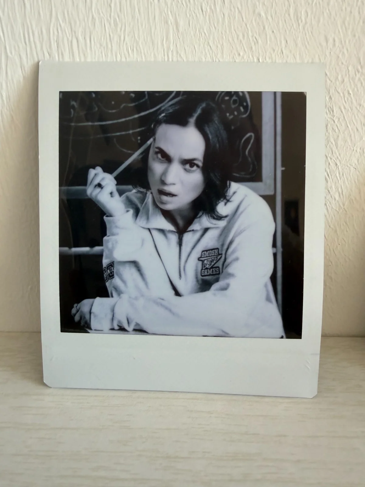 Angela Giarratana Smosh YouTube Fuji Instax Mini Black White B&W Photo Print, image 2