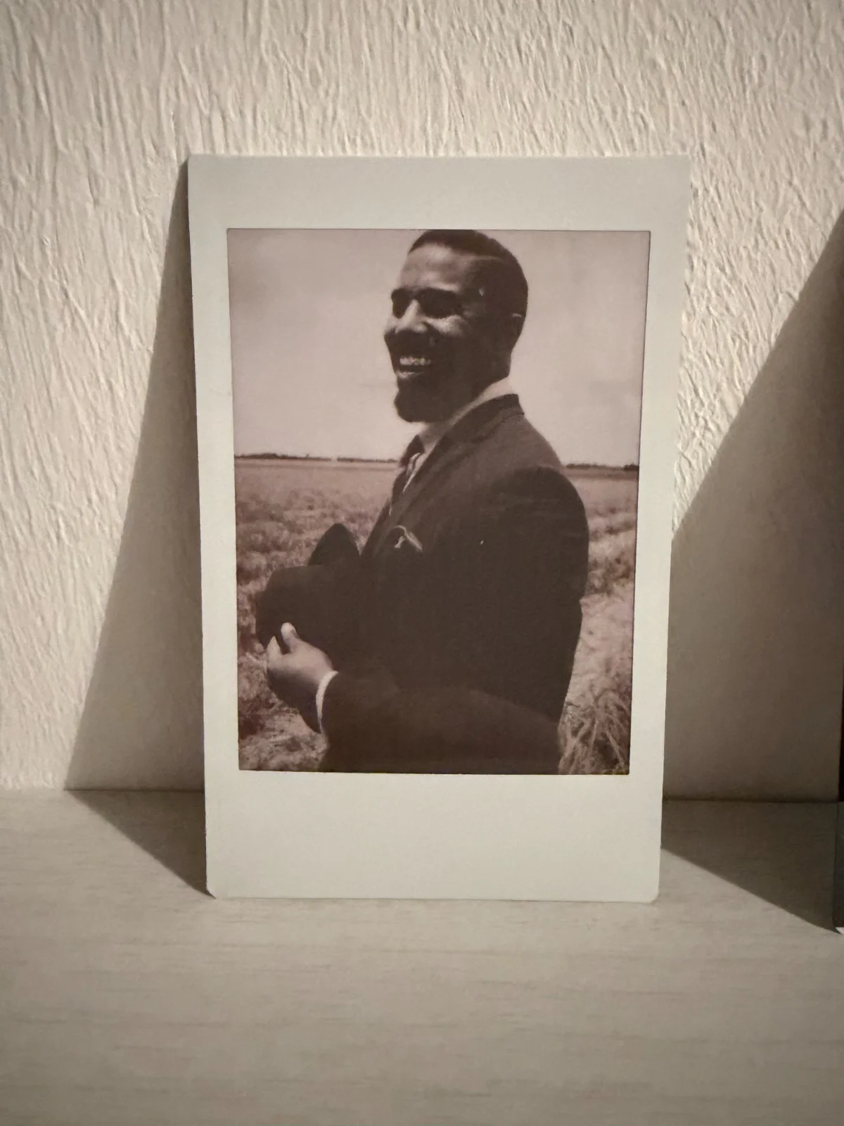 Michael B Jordan Sinners Stack Fuji Instax Mini Black White B&W Photo Print, image 2