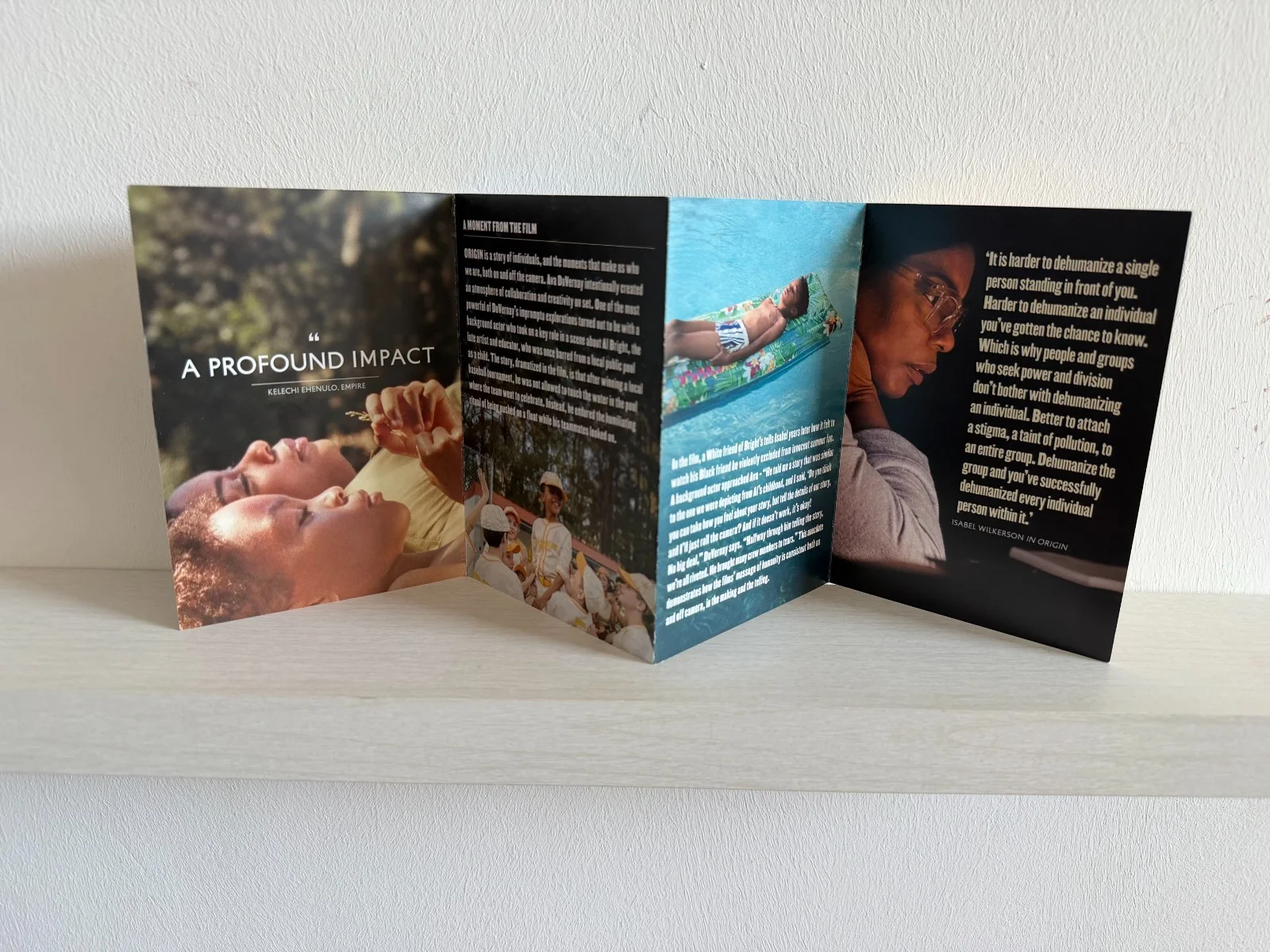 Origin 2023 Ava DuVernay Venice TIFF Promo Postcard Brochure Festival, изображение 3