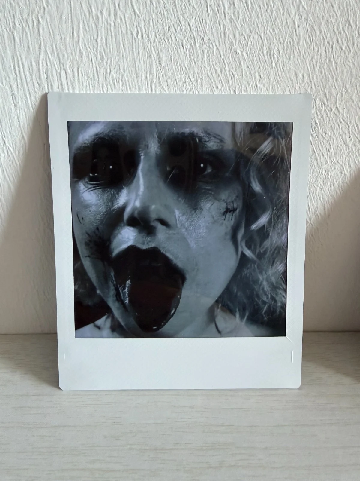 Jessie Buckley The Bride! Frankenstein Fuji Instax Mini Black White B&W Print, image 2