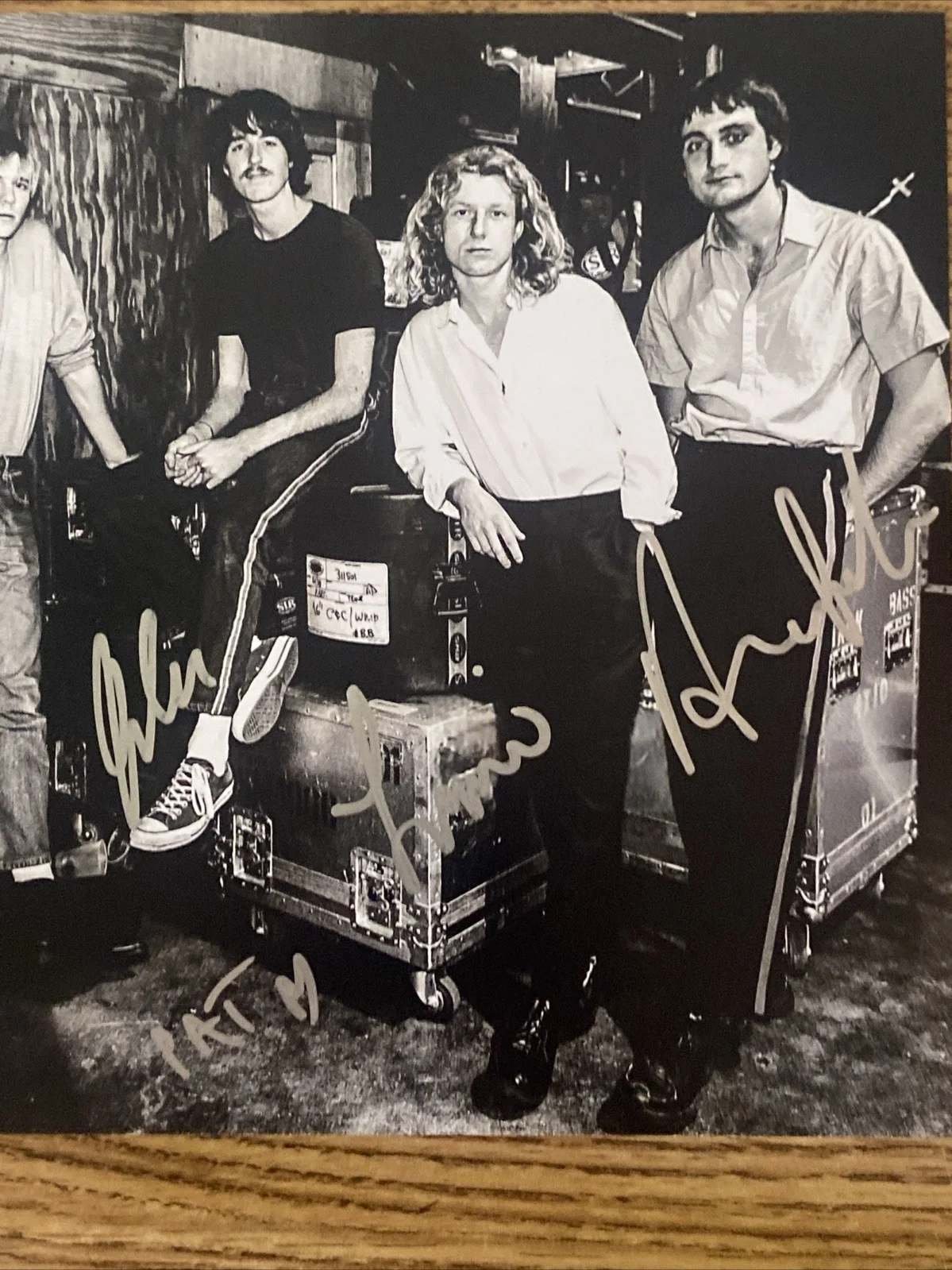 Parcels Band Autographed 8x10 Photo Australian Electric Pop Pat Hetherington +3, изображение 2