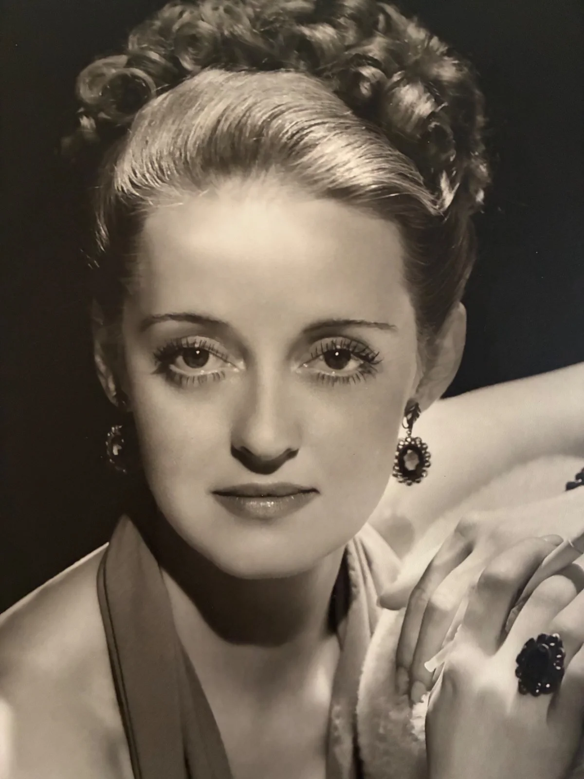 Bette Davis Signed George Hurrell 16x20 Photo Ltd Edition 99/250 Silver Gelatin, image 2