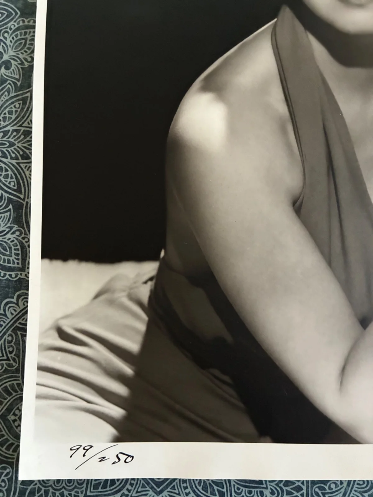 Bette Davis Signed George Hurrell 16x20 Photo Ltd Edition 99/250 Silver Gelatin, image 4