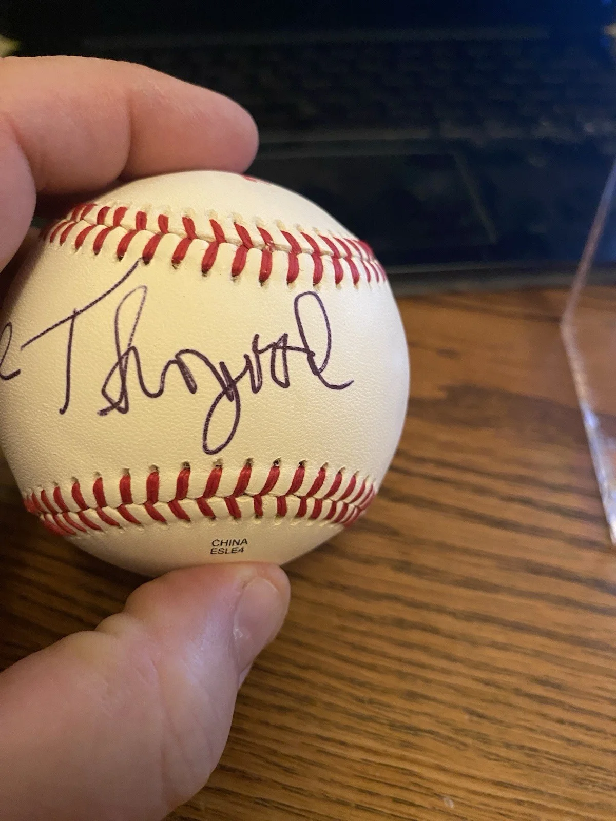 George Thorogood Signed Rawlings Baseball, image 4