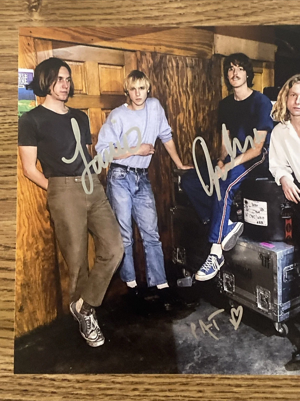Parcels Band Autographed 8x10 Photo Australian Electric Pop Pat Hetherington +3, изображение 2