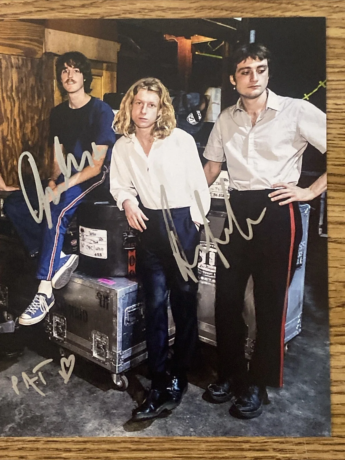Parcels Band Autographed 8x10 Photo Australian Electric Pop Pat Hetherington +3, изображение 3