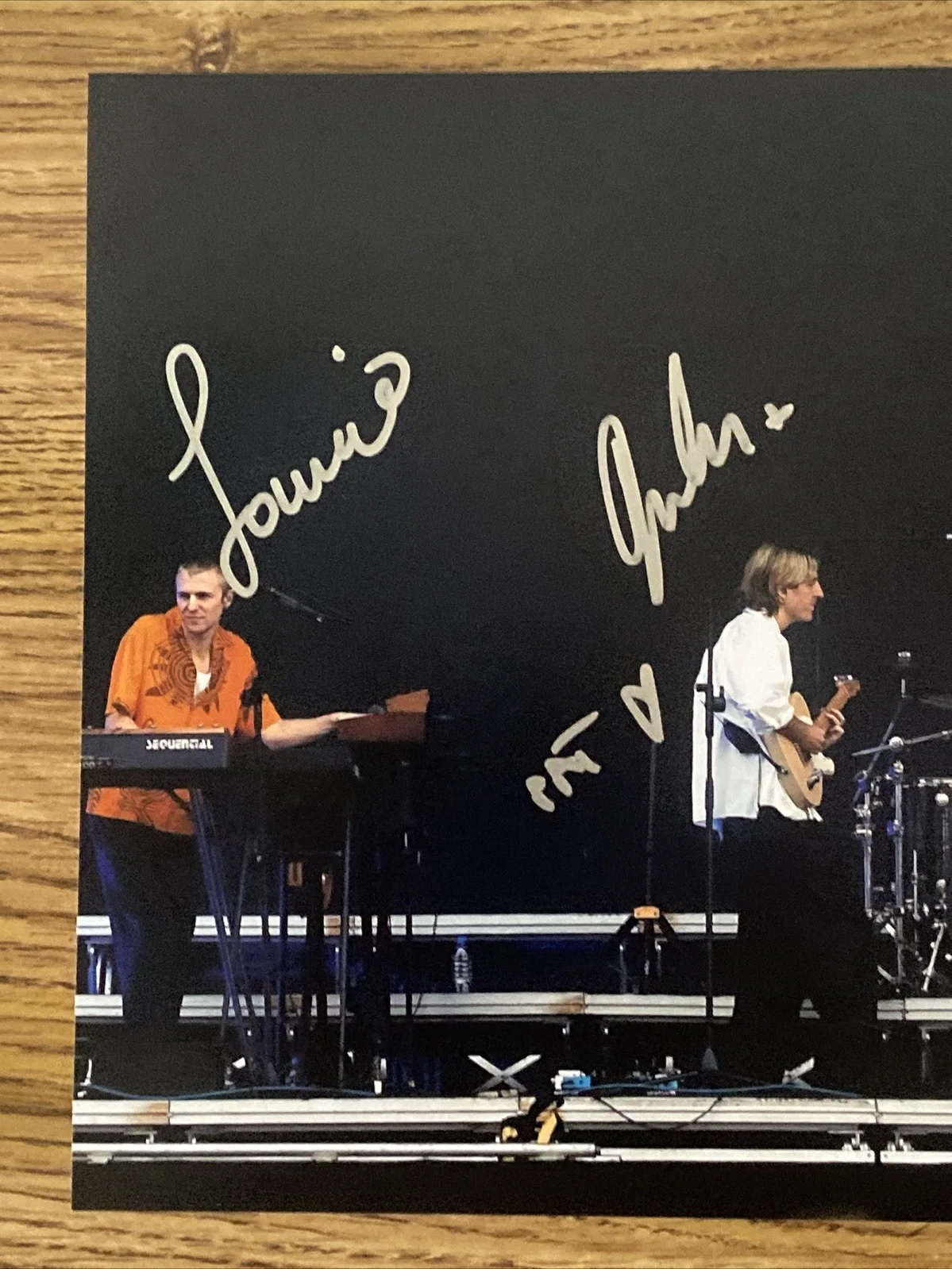 Parcels Band Autographed 8x10 Photo Australian Electric Pop Pat Hetherington +3, изображение 2