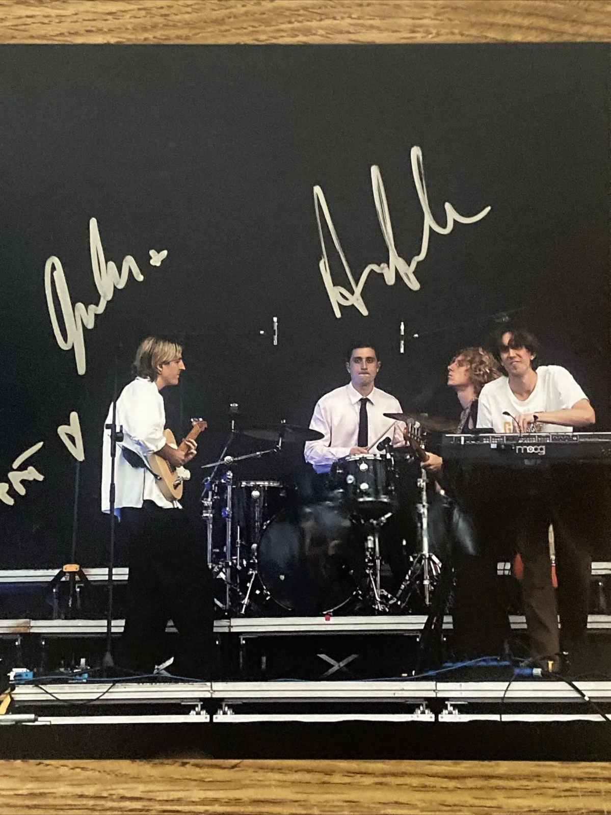 Parcels Band Autographed 8x10 Photo Australian Electric Pop Pat Hetherington +3, изображение 3