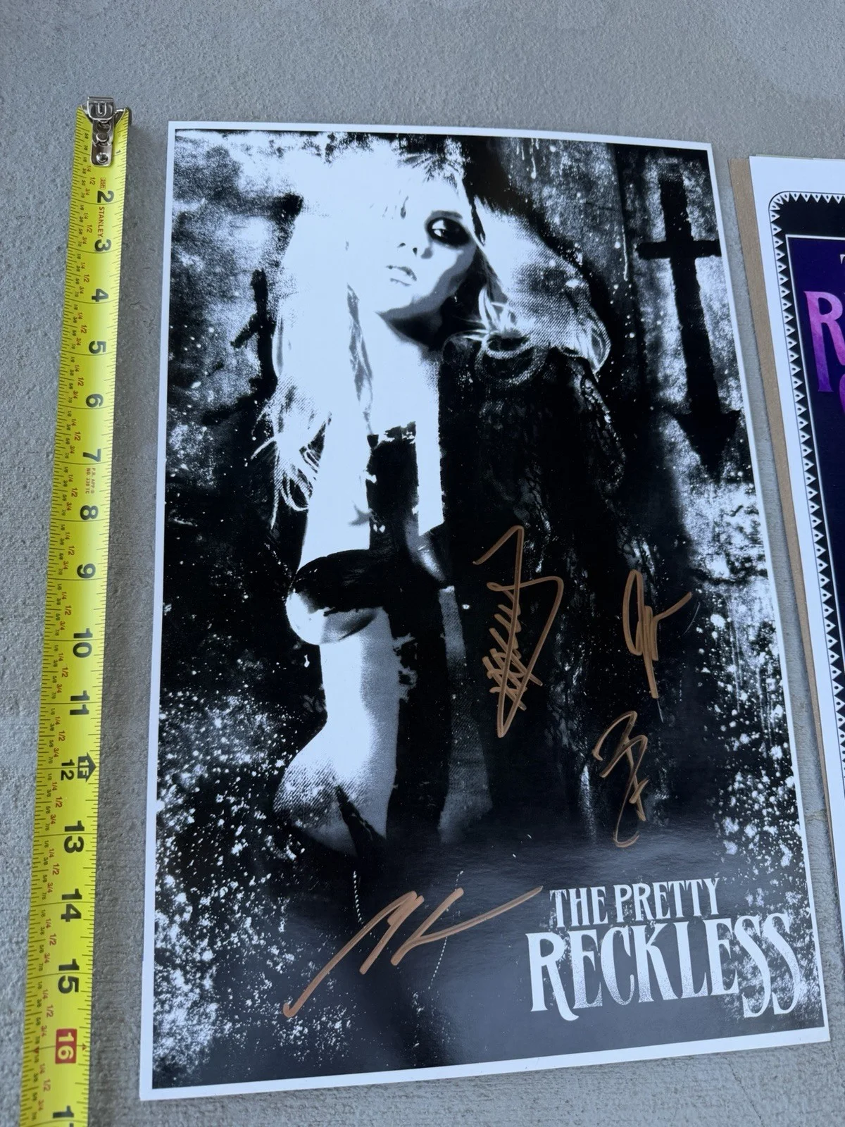 The Pretty Reckless autographed concert poster Taylor Momsen Others & Extra Nice, изображение 5
