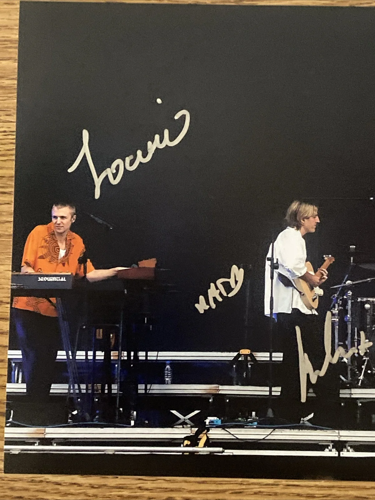 Parcels Band Autographed 8x10 Photo Australian Electric Pop Pat Hetherington +3, изображение 2