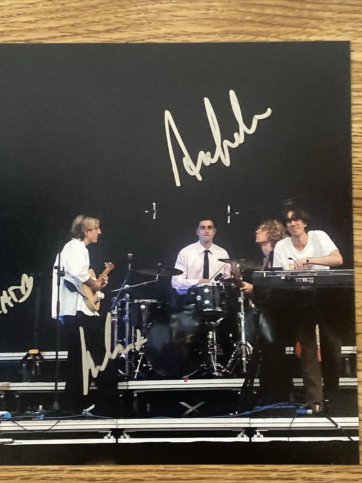 Parcels Band Autographed 8x10 Photo Australian Electric Pop Pat Hetherington +3, изображение 3