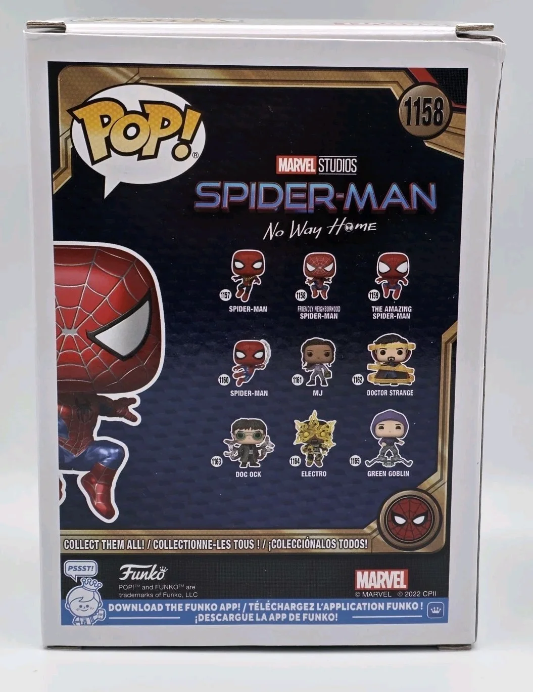 Tobey Maguire — Tobey Maguire Signed Spider-Man No Way Home Funko Pop 1158 UG COA, image 3