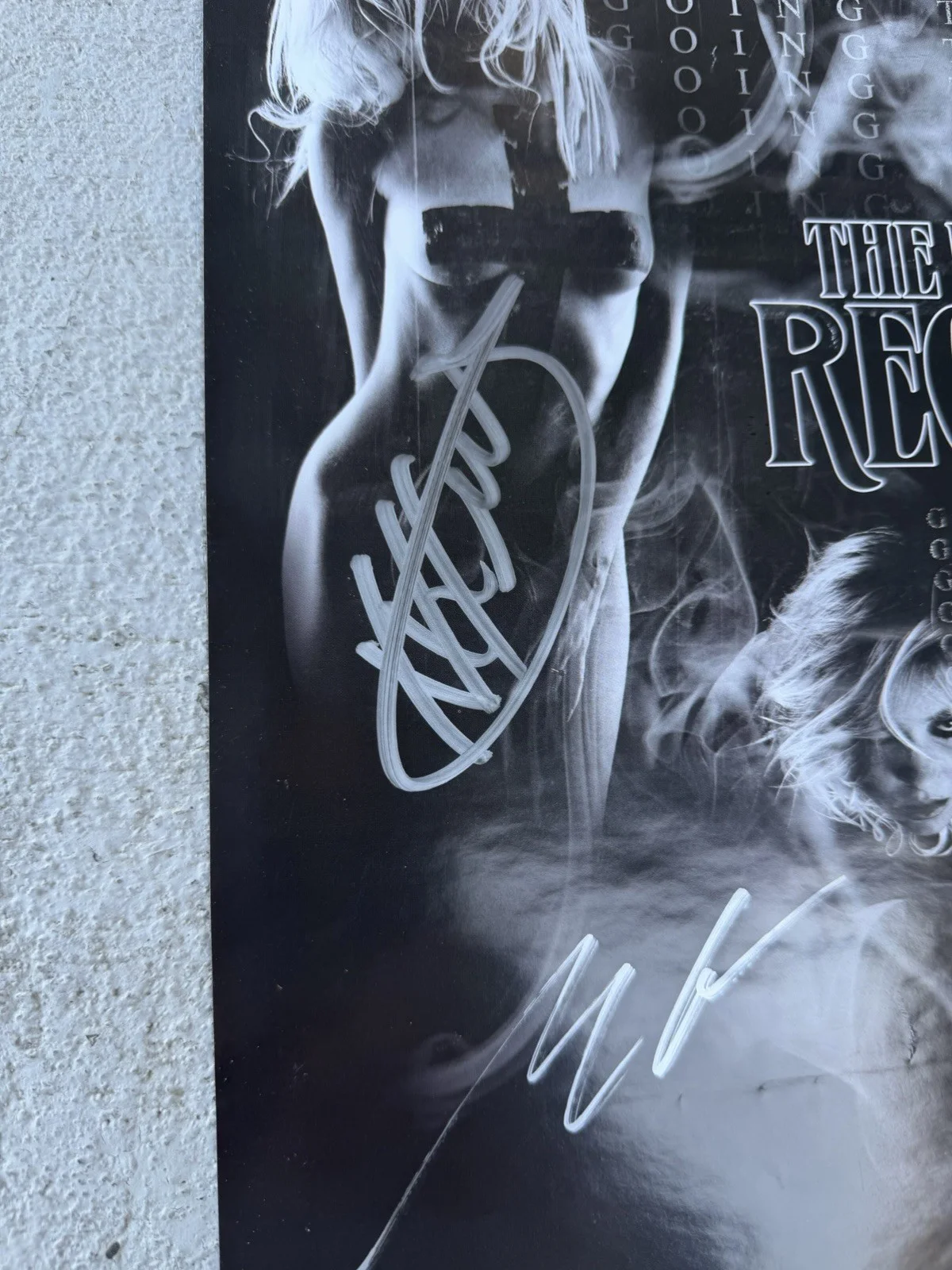 The Pretty Reckless autographed concert poster Taylor Momsen & Others (READ), изображение 2