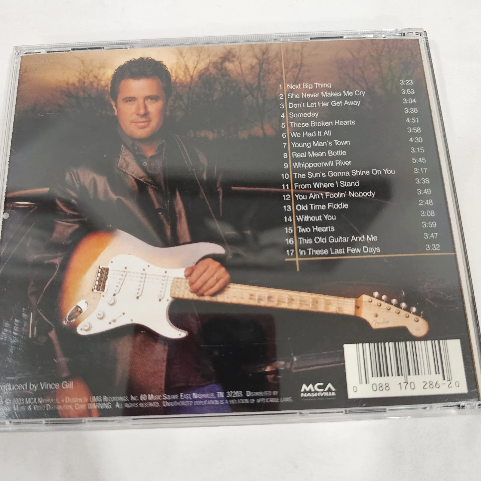 Vince Gill Signed Cd "Next Big Thing" Autographed Country Music, изображение 2