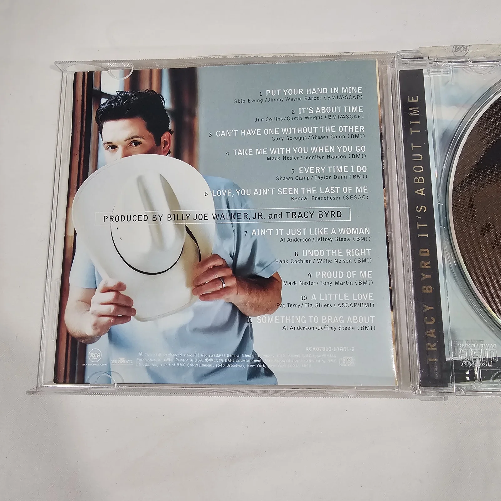 Tracy Byrd Signed Cd "Its about time" Autographed Country Music, image 4