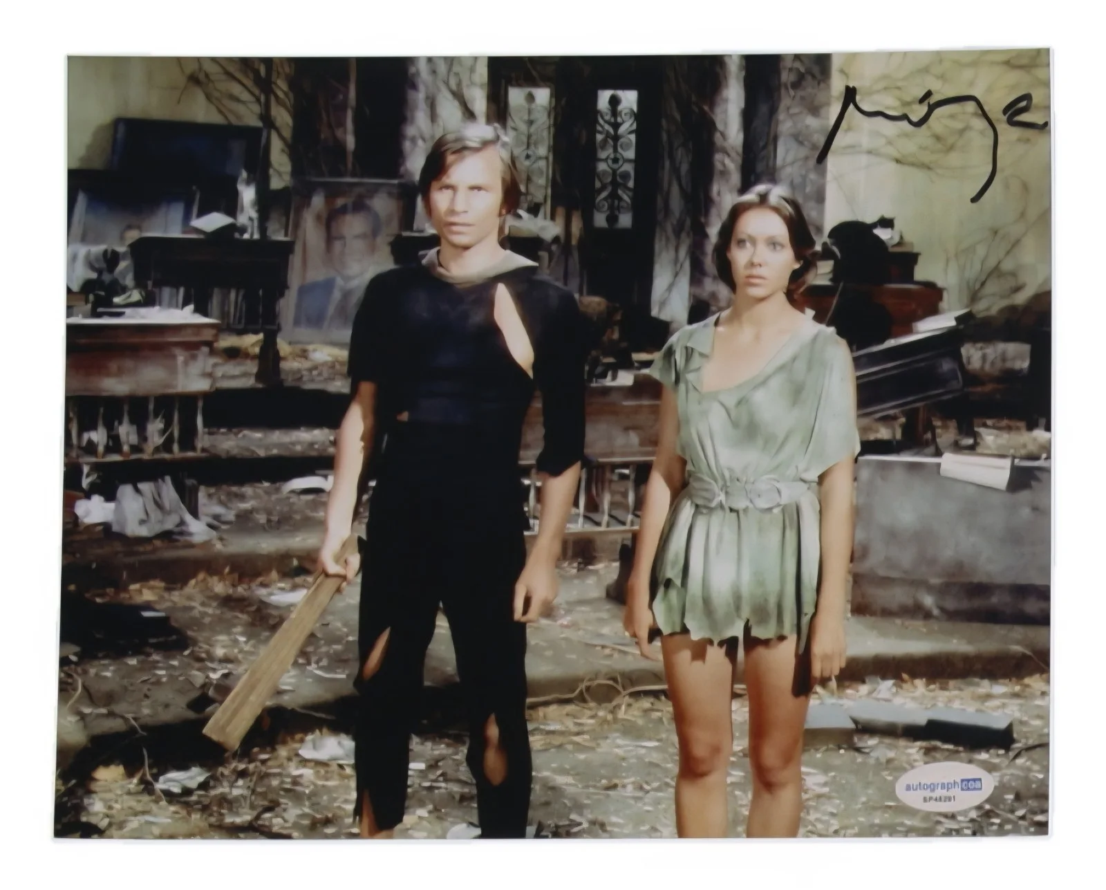 Michael York — Michael York Signed Logan's Run 1976 ACOA Certified AUTOGRAPHED