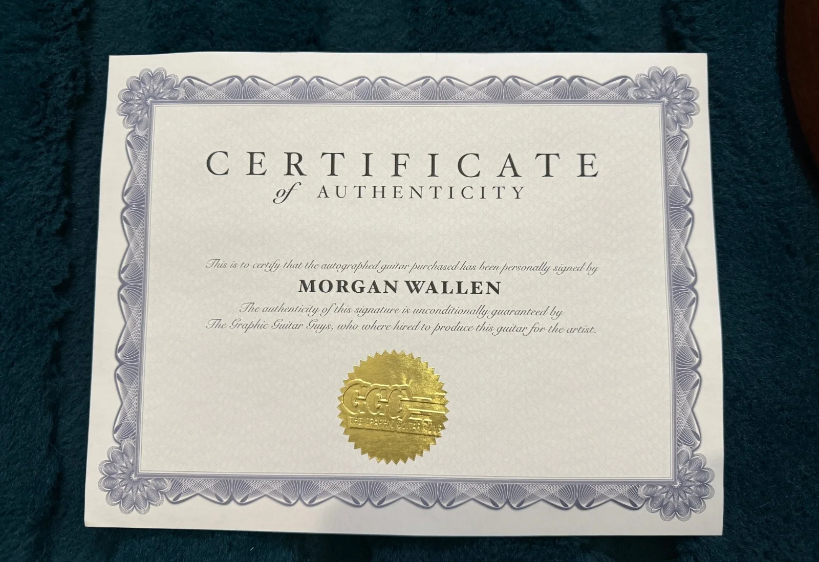 2026 Morgan Wallen Signed Still The Problem Tour Epiphone Acoustic Guitar New, изображение 3