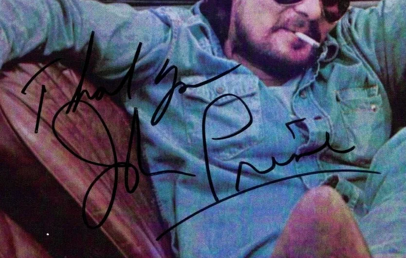 JOHN PRINE JSA Autographed 8X10 Sam Stone Angel From Montgomery JSA LOA not PSA, изображение 2