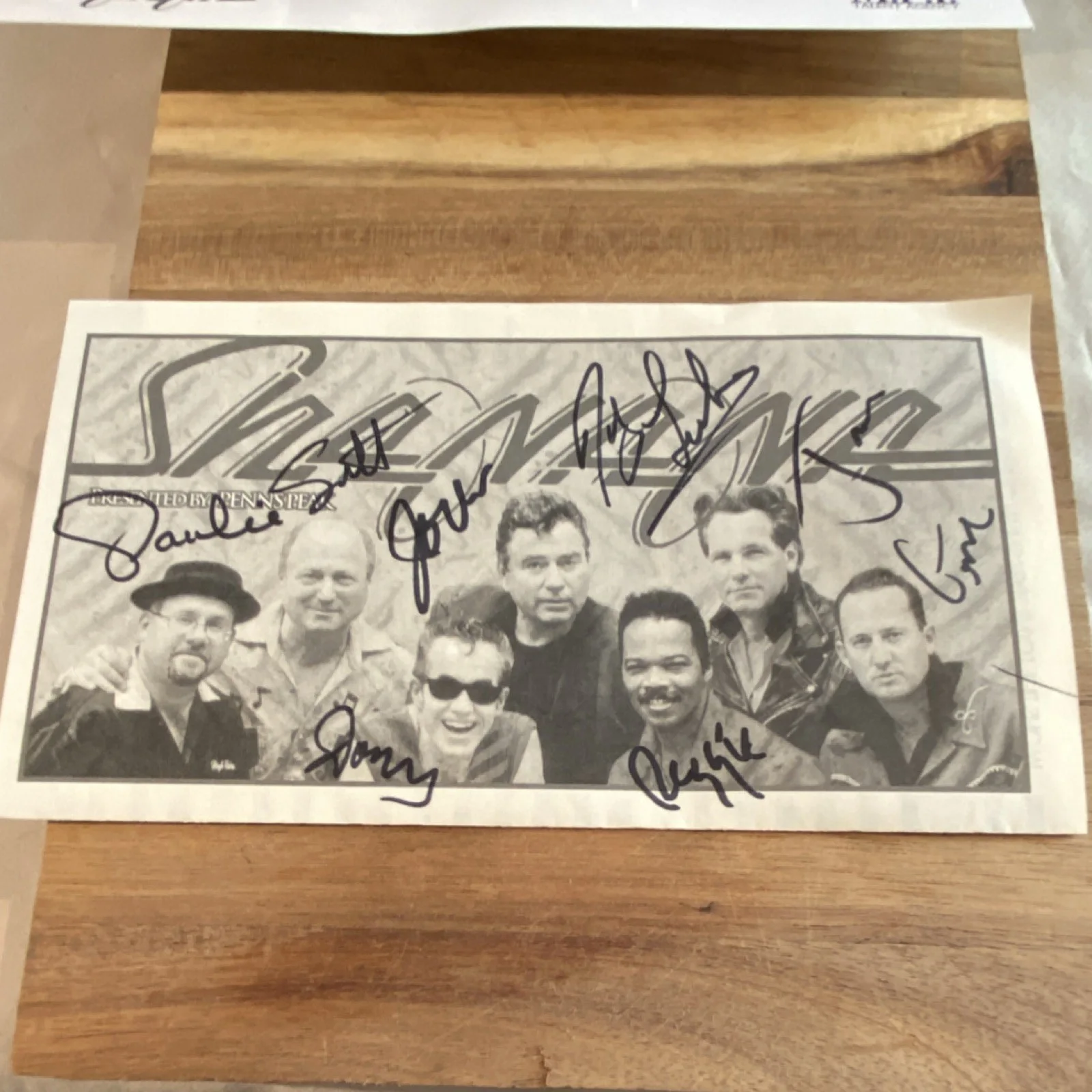 Shanana Signed Photo and Signed Program From Show At Penns Peak on 12/16/06, изображение 2