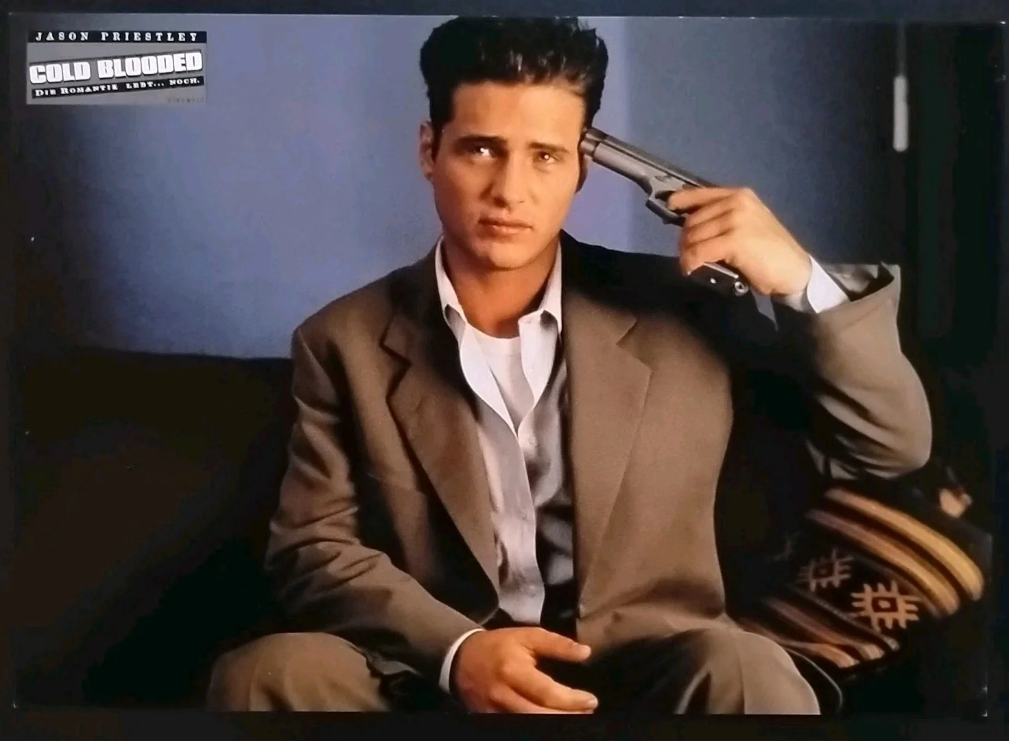 Jason Priestley — JASON PRIESTLEY Autographed 4x6 + 8 COLD BLOODED 11x14 Lobby Cards, изображение 4